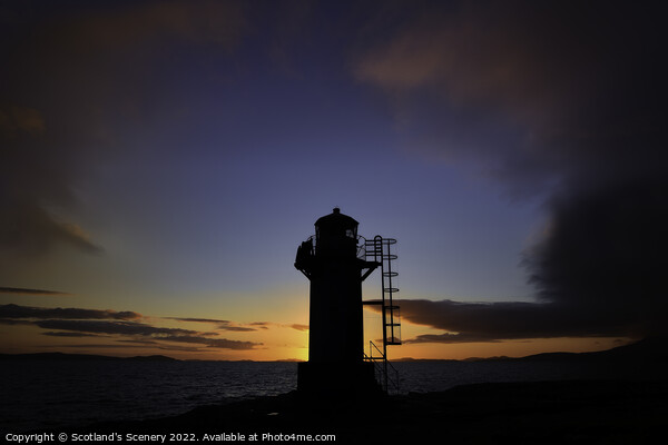 Rhue lighthouse, Assynt, Northwest Scotland. Picture Board by Scotland's Scenery