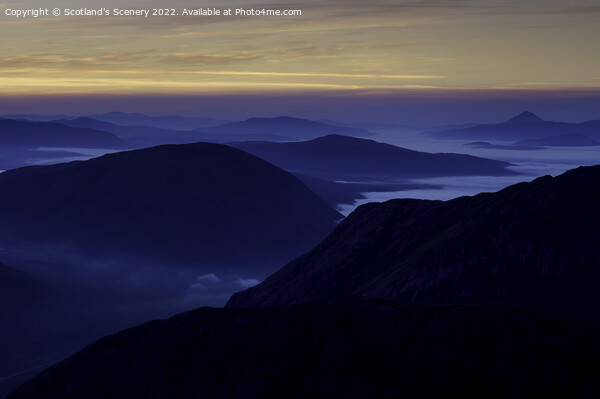 Glencoe cloud inversion Picture Board by Scotland's Scenery