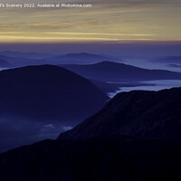 Buy canvas prints of Glencoe cloud inversion by Scotland's Scenery