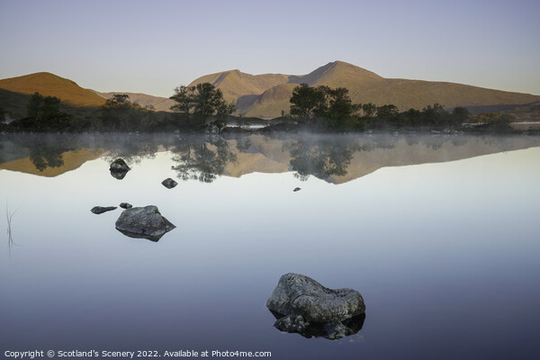 Rannoch moor reflections, highlands Scotland. Picture Board by Scotland's Scenery