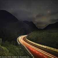 Buy canvas prints of Glencoe by night by Scotland's Scenery