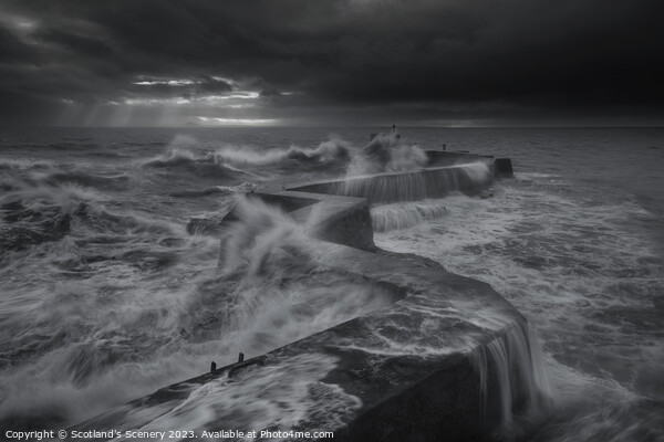 The Perfect Storm Picture Board by Scotland's Scenery