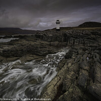 Buy canvas prints of Rhue Lighthouse, North west Scotland. by Scotland's Scenery