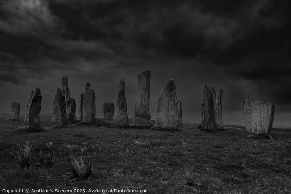 Callanish stones, Isle of Lewis, Outer Hebrides. Picture Board by Scotland's Scenery