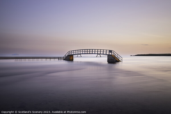 Bridge to nowhere, Belhaven, Scotland. Picture Board by Scotland's Scenery