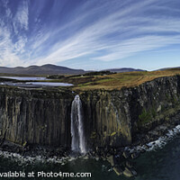 Buy canvas prints of Mealt falls also known as Kilt rock, Isle of Skye. by Scotland's Scenery