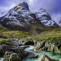 Buy canvas prints of River coe, glencoe, highlands, scotland. by Scotland's Scenery