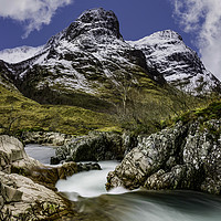 Buy canvas prints of view of Glencoe, highlands, scotland, Uk. by Scotland's Scenery