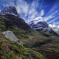Buy canvas prints of view of Glencoe, highlands, scotland, Uk. by Scotland's Scenery