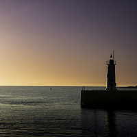 Buy canvas prints of Anstruther harbour light house, fife, scotland. by Scotland's Scenery