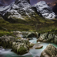 Buy canvas prints of mountain scenery Glencoe, highlands, scotland, Uk. by Scotland's Scenery
