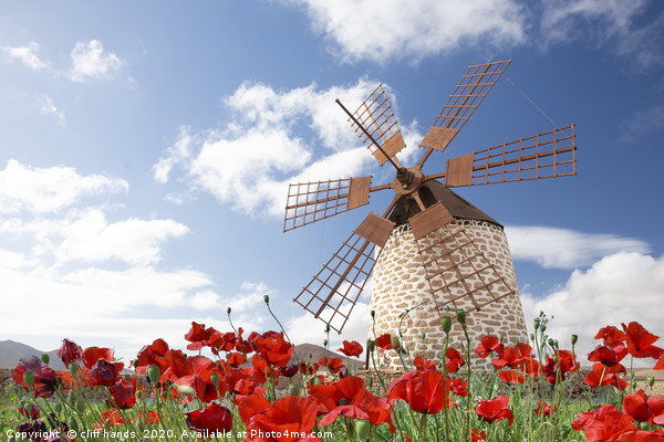 Tefia windmill Picture Board by Scotland's Scenery