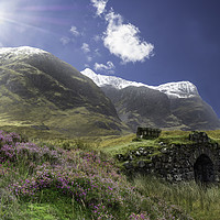 Buy canvas prints of view of Glencoe, highlands, scotland, uk. by Scotland's Scenery