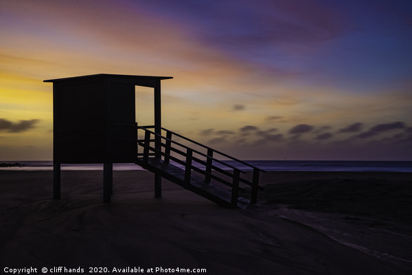 beach hut sunset  Picture Board by Scotland's Scenery