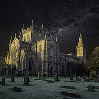 Buy canvas prints of Dunfermline Abbey at night by Scotland's Scenery