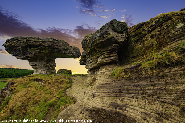 Sunset on the Bunnet Stane, lomond, Hills. Picture Board by Scotland's Scenery