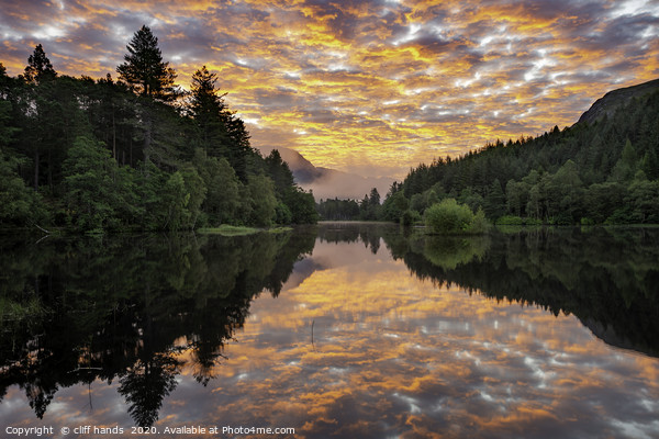 Glencoe Lochan Sunrise, highlands, Scotland. Picture Board by Scotland's Scenery
