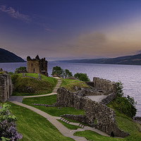 Buy canvas prints of Castle Urquhart at sunset by Scotland's Scenery