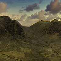 Buy canvas prints of Glencoe Valley by Scotland's Scenery