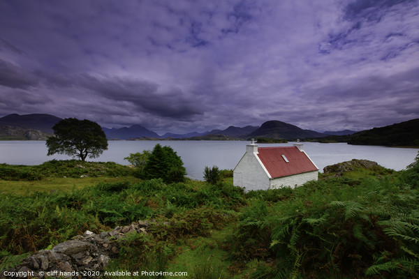 Red Croft house at Appleton, loch Torridon, west h Picture Board by Scotland's Scenery