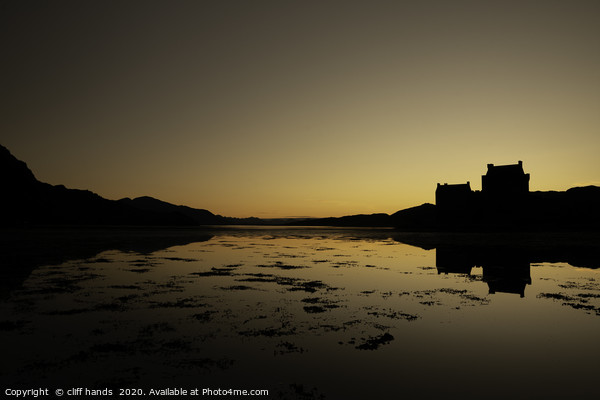 Eilean Donan Castle at sunset Picture Board by Scotland's Scenery