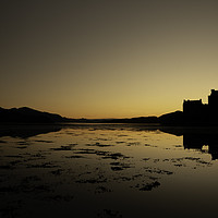 Buy canvas prints of Eilean Donan Castle at sunset by Scotland's Scenery