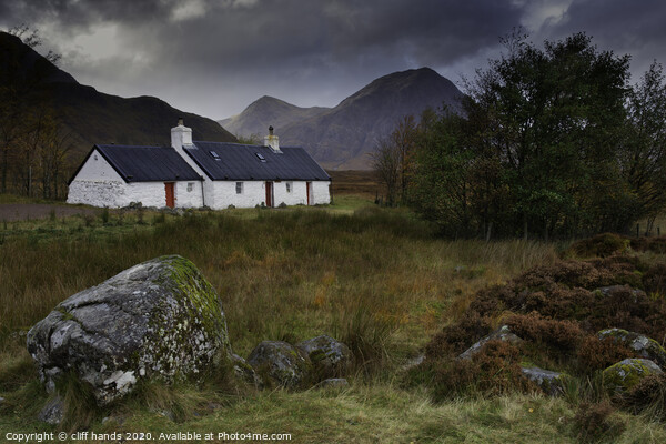 Black rock cottage, Glencoe. Picture Board by Scotland's Scenery