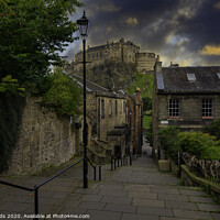 Buy canvas prints of The vennel, Edinburgh, Scotland. by Scotland's Scenery