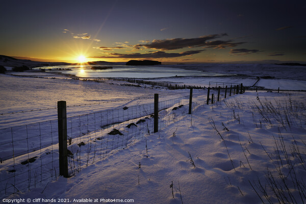 A winters view, Lomond hills, Fife, Scotland. Picture Board by Scotland's Scenery