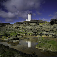 Buy canvas prints of Elie lighthouse reflections. by Scotland's Scenery