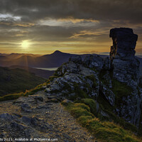 Buy canvas prints of Sunrise at the Cobbler, Scotland by Scotland's Scenery
