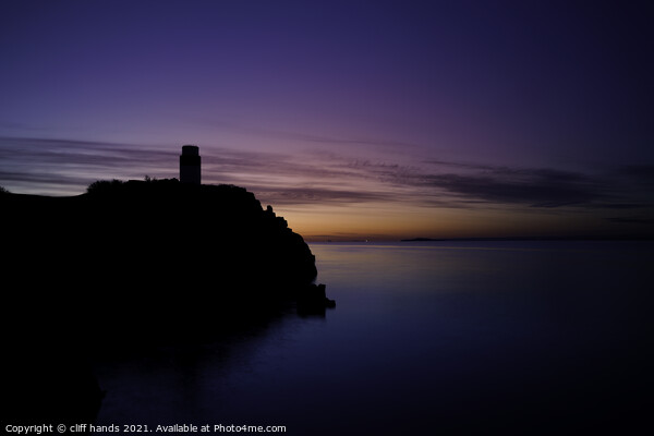 sunrise over Ha lighthouse in aberdour, fife, scotland. Picture Board by Scotland's Scenery