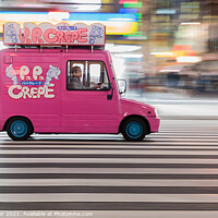 Buy canvas prints of Crepe Delivery Service by Dean Packer