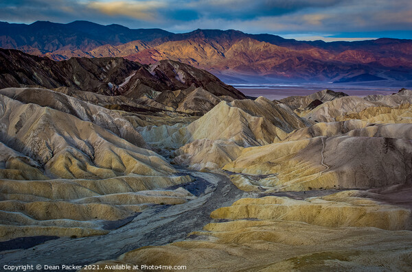 Majestic Sunrise Over Death Valley Picture Board by Dean Packer