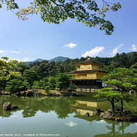 Buy canvas prints of Kinkaku-ji - Golden Temple of Kyoto by Dean Packer