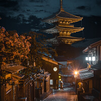 Buy canvas prints of Kyoto - Yasaka Pagoda by Dean Packer
