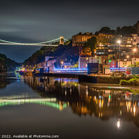 Buy canvas prints of Clifton Suspension Bridge, Illuminated Icon of Bri by Dean Packer