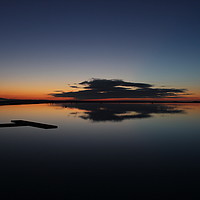 Buy canvas prints of Sun set at the Marine Lake, West Kirby, Wirral by Christopher Stores