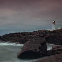 Buy canvas prints of Stormy Lighthouse, Rua Reidh by Christopher Stores