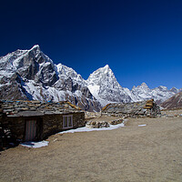 Buy canvas prints of Himalayan, Yak Herders hut, Nepal. by Christopher Stores