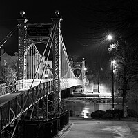 Buy canvas prints of Queens Bridge in Chester by Christopher Stores