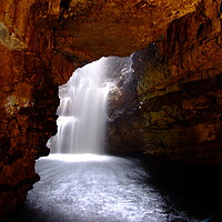 Buy canvas prints of Smoo Cave, Scotland by Christopher Stores