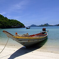 Buy canvas prints of Thailand boat by Christopher Stores