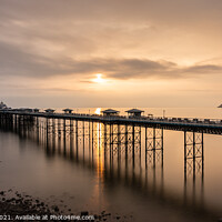Buy canvas prints of Pier at sunrise by Clive Ingram