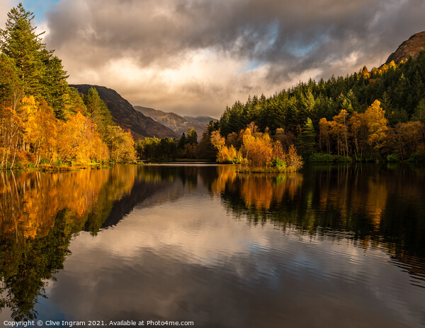 Scottish landscape in the autumn Picture Board by Clive Ingram