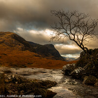 Buy canvas prints of Moody Scottish Landscape by Clive Ingram