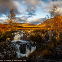Buy canvas prints of A Scottish Autumn in Glencoe by Clive Ingram