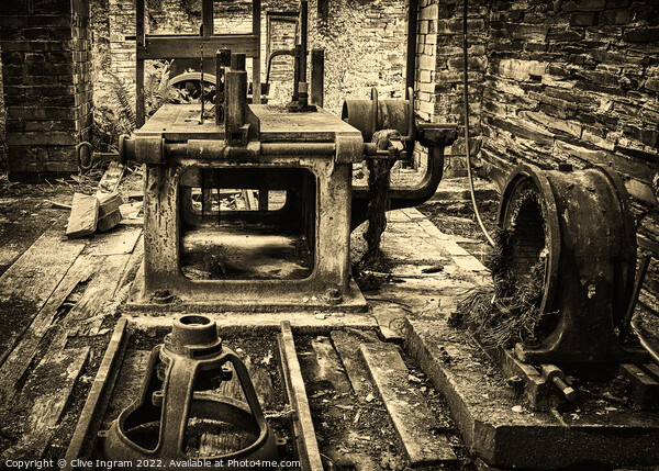 Relics of the Welsh slate industry Picture Board by Clive Ingram