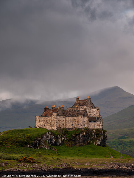 Duart Castle Picture Board by Clive Ingram
