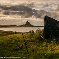 Buy canvas prints of Lindisfarne landscape by Clive Ingram